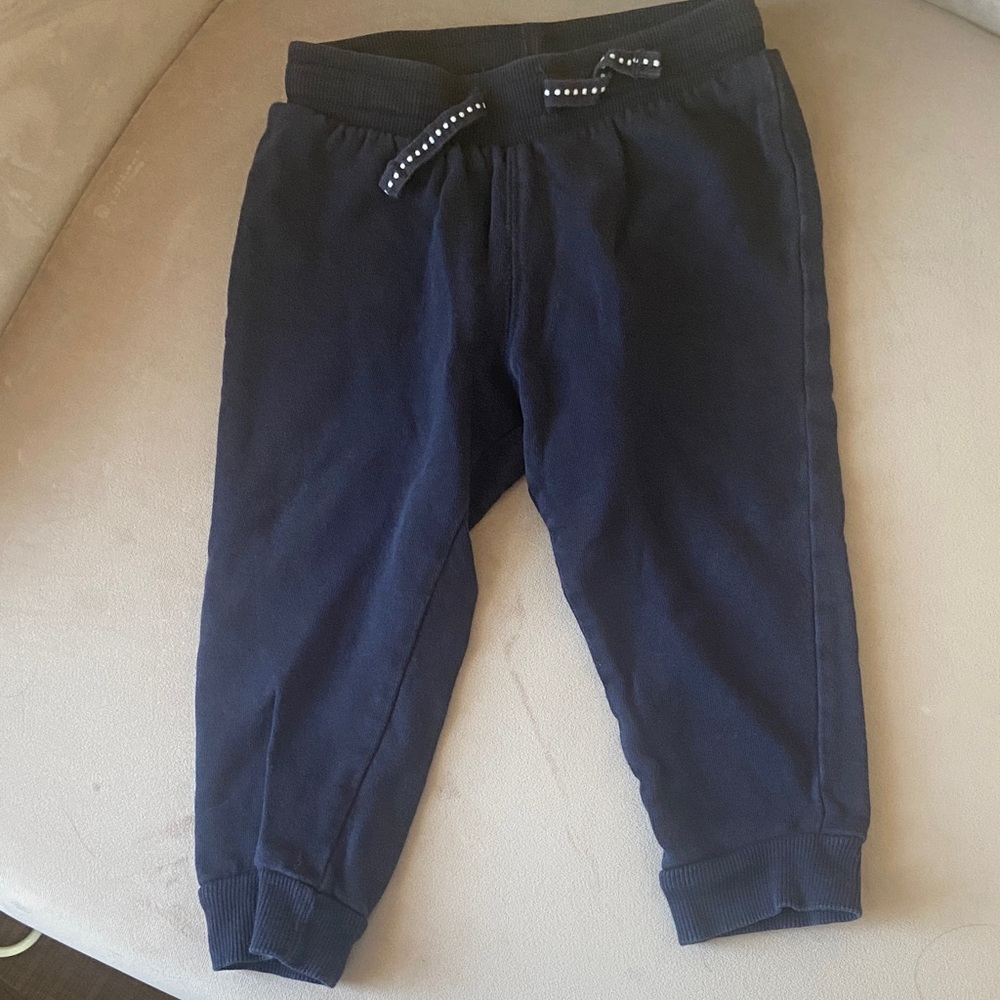 3/$15 H&M Navy Blue Jogger Pants 12-18 mos